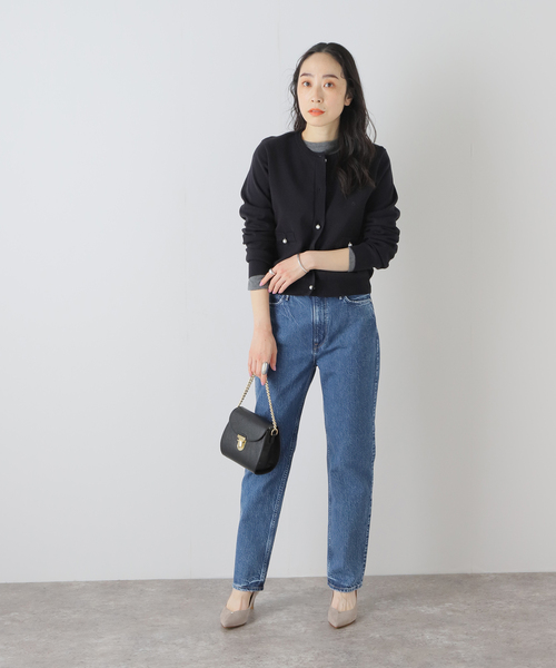 LE TALON（ルタロン）の「6cmVカットシームパンプス（パンプス・レディース・ブラック系その他/ネイビー/ライトグレー・24.5cm/25.5cm/24cm/23.5cm/23cm/22.5cm/21.5/22cm/25cm/21）」の6枚目の写真