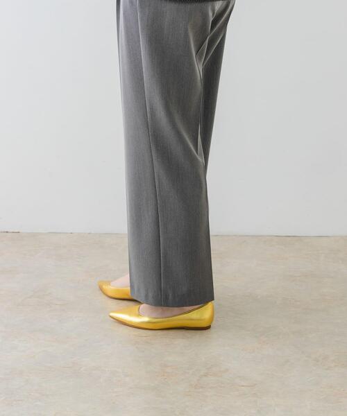 RODE SKO（ロデスコ）の「『MADE IN JAPAN』ポインテッドフラットパンプス（パンプス・レディース・ゴールド/ブラック・37/36/38）」の10枚目の写真