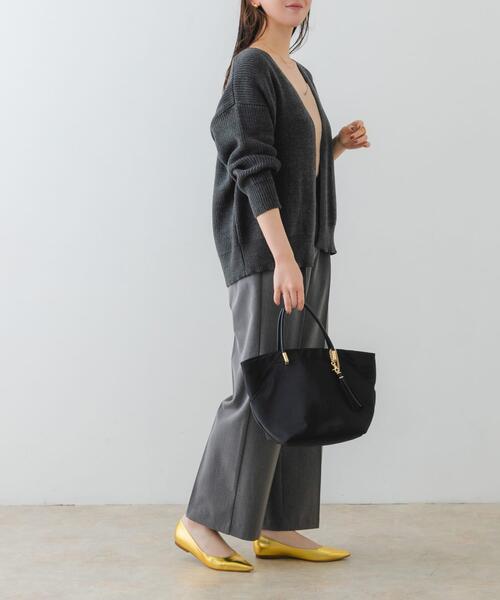 RODE SKO（ロデスコ）の「『MADE IN JAPAN』ポインテッドフラットパンプス（パンプス・レディース・ゴールド/ブラック・37/36/38）」の13枚目の写真