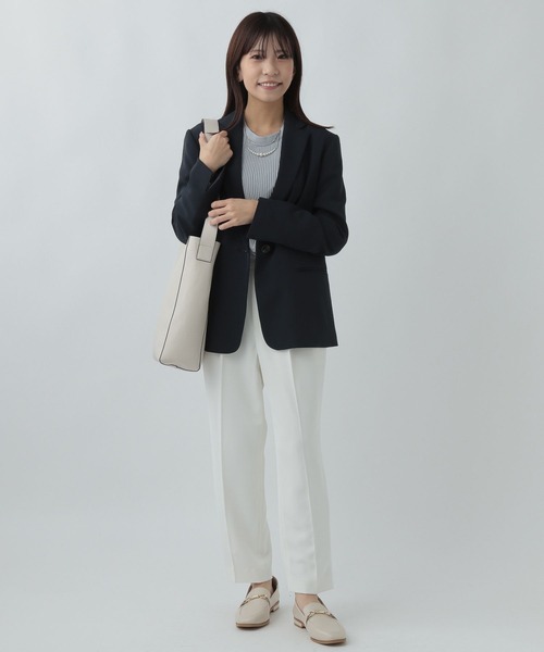 Elura(エルーラ)の「【低身長サイズ Elkotona】コトナ映えラクテーパードパンツ/986466(その他パンツ・レディース・ブラック/ネイビー/グレイッシュベージュ・SMALL/MEDIUM)」の4枚目の写真