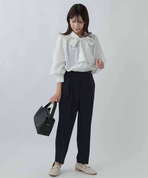 Elura(エルーラ)の「【低身長サイズ Elkotona】コトナ映えラクテーパードパンツ/986466(その他パンツ・レディース・ブラック/ネイビー/グレイッシュベージュ・SMALL/MEDIUM)」の6枚目の写真