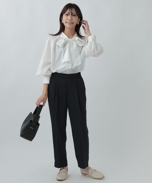 Elura(エルーラ)の「【低身長サイズ Elkotona】コトナ映えラクテーパードパンツ/986466(その他パンツ・レディース・ブラック/ネイビー/グレイッシュベージュ・SMALL/MEDIUM)」の7枚目の写真