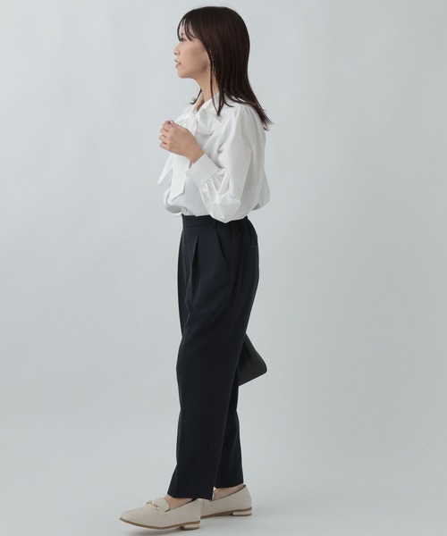 Elura(エルーラ)の「【低身長サイズ Elkotona】コトナ映えラクテーパードパンツ/986466(その他パンツ・レディース・ブラック/ネイビー/グレイッシュベージュ・SMALL/MEDIUM)」の8枚目の写真