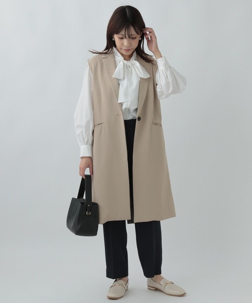 Elura(エルーラ)の「【低身長サイズ Elkotona】コトナ映えラクテーパードパンツ/986466(その他パンツ・レディース・ブラック/ネイビー/グレイッシュベージュ・SMALL/MEDIUM)」の9枚目の写真