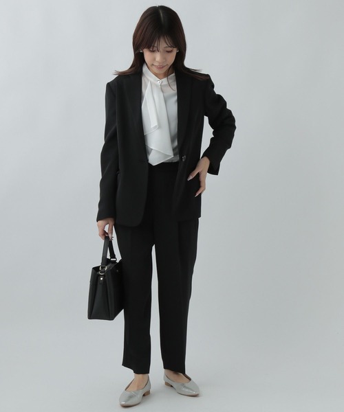 Elura(エルーラ)の「【低身長サイズ Elkotona】コトナ映えラクテーパードパンツ/986466(その他パンツ・レディース・ブラック/ネイビー/グレイッシュベージュ・SMALL/MEDIUM)」の11枚目の写真