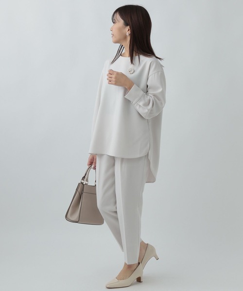 Elura(エルーラ)の「【低身長サイズ Elkotona】コトナ映えラクテーパードパンツ/986466(その他パンツ・レディース・ブラック/ネイビー/グレイッシュベージュ・SMALL/MEDIUM)」の15枚目の写真