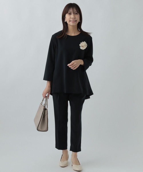 Elura(エルーラ)の「【低身長サイズ Elkotona】コトナ映えラクテーパードパンツ/986466(その他パンツ・レディース・ブラック/ネイビー/グレイッシュベージュ・SMALL/MEDIUM)」の17枚目の写真