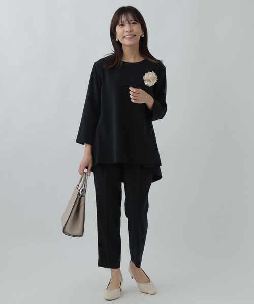 Elura(エルーラ)の「【低身長サイズ Elkotona】コトナ映えラクテーパードパンツ/986466(その他パンツ・レディース・ブラック/ネイビー/グレイッシュベージュ・SMALL/MEDIUM)」の18枚目の写真