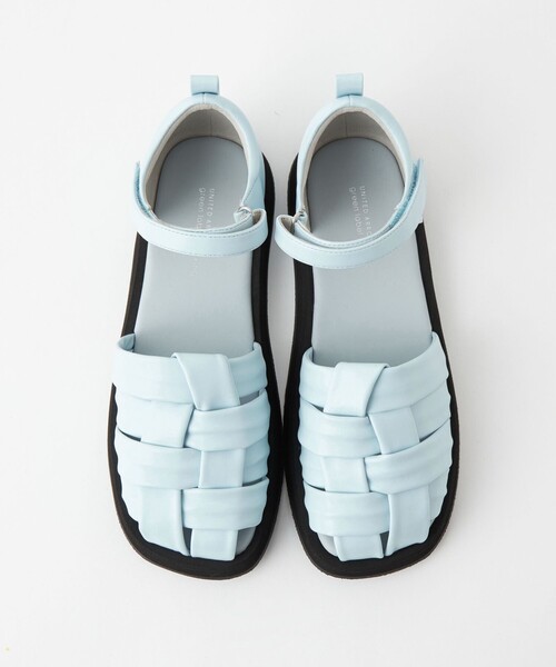 green label relaxing(グリーンレーベルリラクシング)の「TJ GLR メッシ グルカ サンダル 22cm-23cm(サンダル・キッズ・オフホワイト/ライトブルー/ブラック・23cm/22cm)」の12枚目の写真