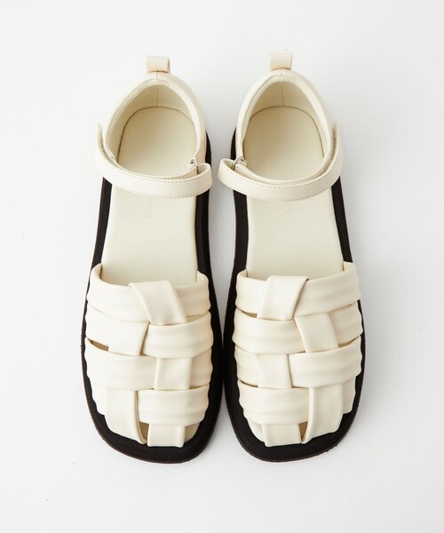 green label relaxing(グリーンレーベルリラクシング)の「TJ GLR メッシ グルカ サンダル 22cm-23cm(サンダル・キッズ・オフホワイト/ライトブルー/ブラック・23cm/22cm)」の7枚目の写真