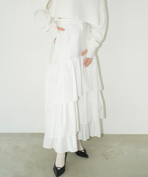 CLANE（クラネ）の「VOLUME FRILL SKIRT（スカート）」 - WEAR