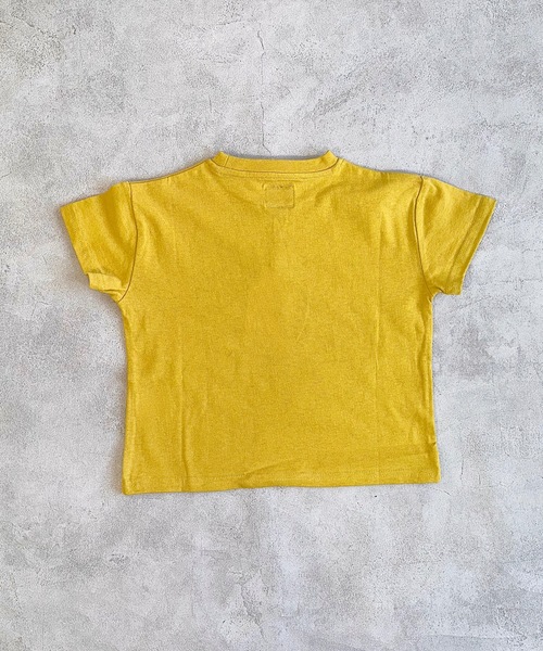Life Support Products(ライフサポートプロダクツ)の「半袖プリントT(80~150cm)(Tシャツ/カットソー・キッズ・オレンジ/ネイビー/マスタード/チャコール/キナリ/カーキ/ブラック/エメラルド/オフホワイト/杢グレー・80/90/95/100/110/120/130/140/150)」の17枚目の写真