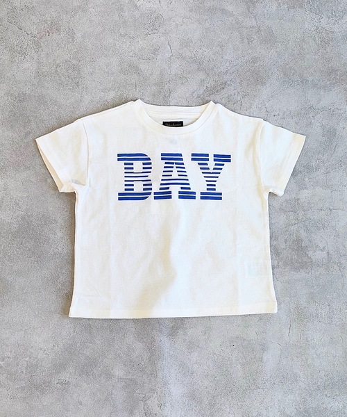 Life Support Products(ライフサポートプロダクツ)の「半袖プリントT(80~150cm)(Tシャツ/カットソー・キッズ・オレンジ/ネイビー/マスタード/チャコール/キナリ/カーキ/ブラック/エメラルド/オフホワイト/杢グレー・80/90/95/100/110/120/130/140/150)」の19枚目の写真