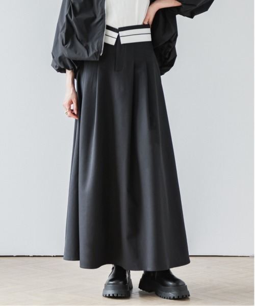 AMELY(エミリー)の「2Wayフレアスカート(スカート・レディース・グレー/ブラック・M/L)」の3枚目の写真