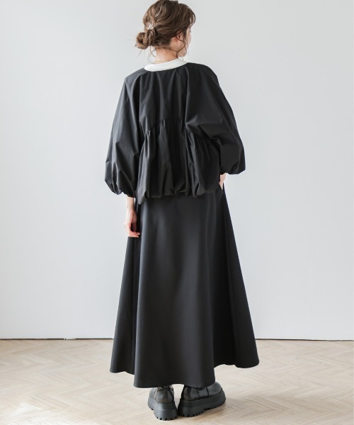 AMELY(エミリー)の「2Wayフレアスカート(スカート・レディース・グレー/ブラック・M/L)」の5枚目の写真