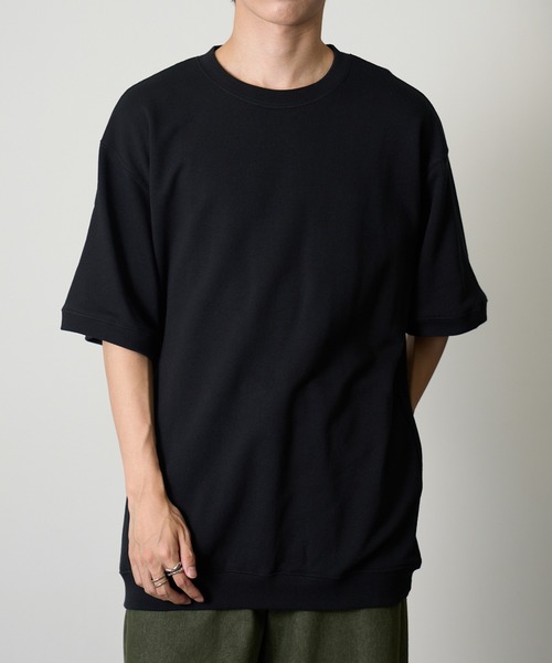 United Athle（ユナイテッドアスレ）の「【United Athle】8.2オンス ショートスリーブ スウェット (裏パイル) 5198（Tシャツ/カットソー・メンズ・インディゴブルー/ミント/ブラック/アッシュ/ナチュラル・L/S/XL/M）」の2枚目の写真