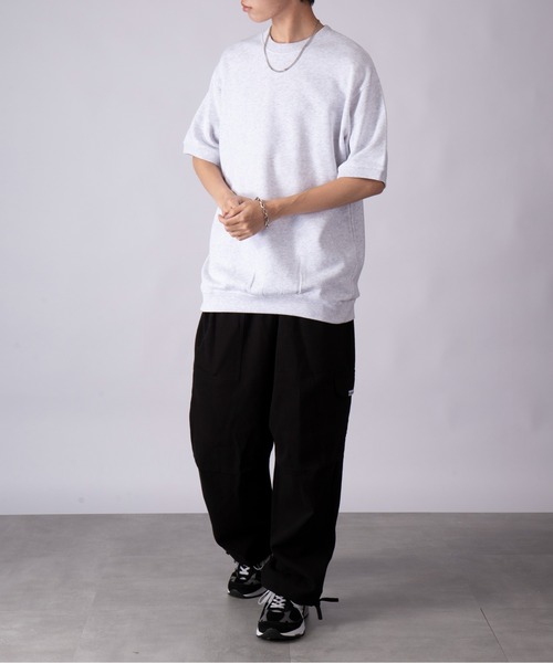 United Athle（ユナイテッドアスレ）の「【United Athle】8.2オンス ショートスリーブ スウェット (裏パイル) 5198（Tシャツ/カットソー・メンズ・インディゴブルー/ミント/ブラック/アッシュ/ナチュラル・L/S/XL/M）」の15枚目の写真