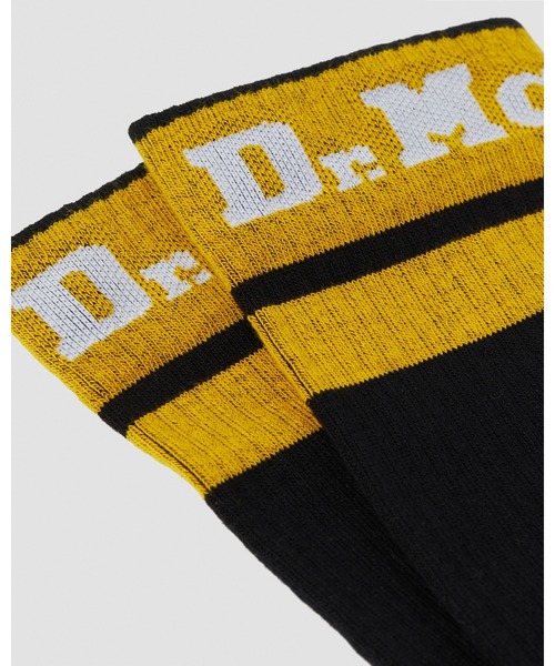 Dr. Martens（ドクターマーチン）の「Dr. Martens/ドクターマーチン アスレティック ロゴ ソックス AC681005（ソックス/靴下・レディース・ブラック・M/L/S/M）」の2枚目の写真