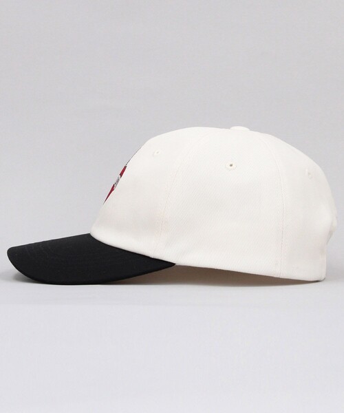BASICKS（ベイシックス）の「BASICKS/ベイシックス Skinny Love Embroidery Cap 2 / 1207 / 配色キャップ（キャップ・メンズ・ホワイト・ﾌﾘ-）」の8枚目の写真