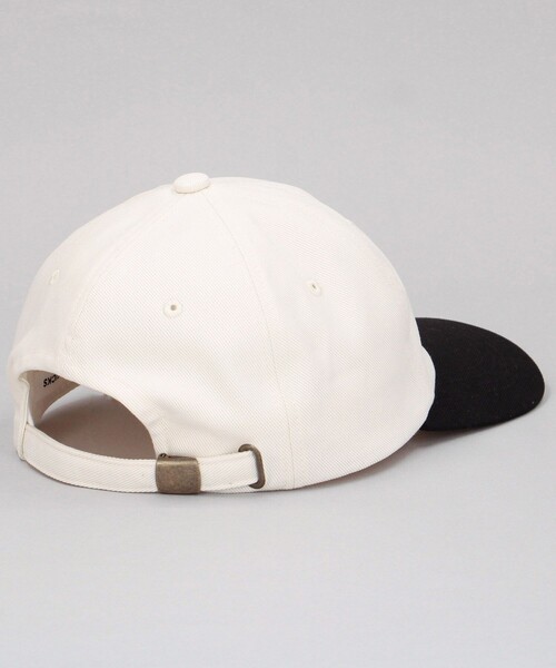 BASICKS（ベイシックス）の「BASICKS/ベイシックス Skinny Love Embroidery Cap 2 / 1207 / 配色キャップ（キャップ・メンズ・ホワイト・ﾌﾘ-）」の10枚目の写真