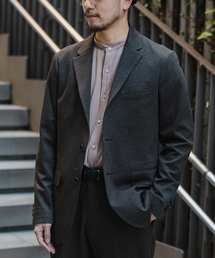 EDIFICE | ハウンドトゥース ジャージ 2Bジャケット【セットアップ着用可】(テーラードジャケット)