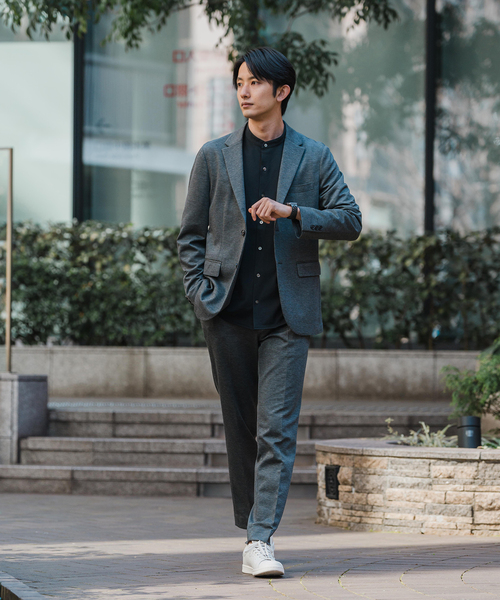 EDIFICE（エディフィス）の「ハウンドトゥース ジャージ 2Bジャケット