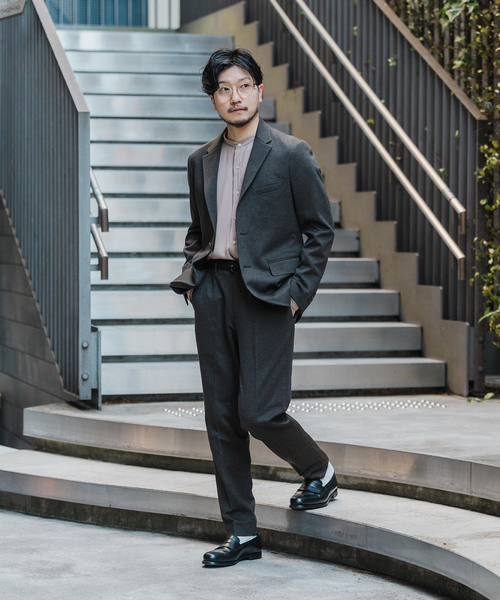 EDIFICE（エディフィス）の「ハウンドトゥース ジャージ 2Bジャケット