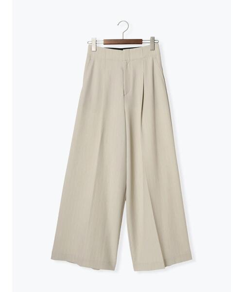 Te chichi CLASSIC（テチチクラシック）の「2wayストレッチストライプワイドパンツ（その他パンツ・レディース・モカ/ベージュ・F）」の16枚目の写真