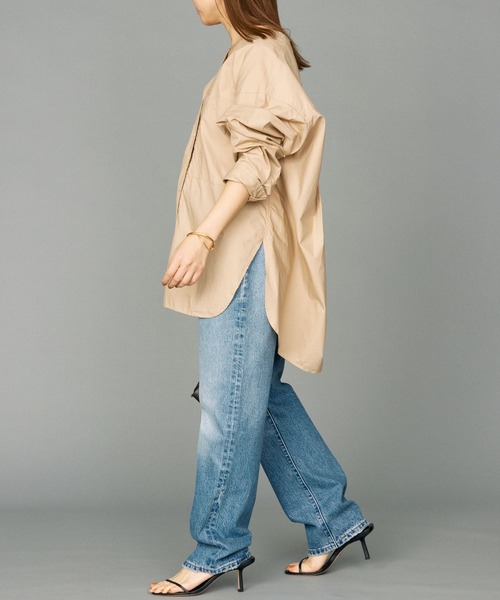 BABYLONE（バビロン）の「[OT]タイプシャツブラウス（シャツ/ブラウス・レディース・ライトベージュ/オフホワイト・フリー）」の15枚目の写真