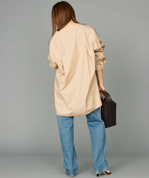 BABYLONE（バビロン）の「[OT]タイプシャツブラウス（シャツ/ブラウス・レディース・ライトベージュ/オフホワイト・フリー）」の16枚目の写真