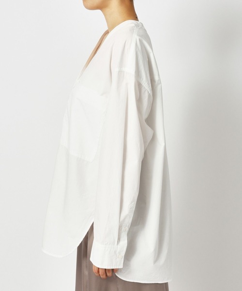 BABYLONE（バビロン）の「[OT]タイプシャツブラウス（シャツ/ブラウス・レディース・ライトベージュ/オフホワイト・フリー）」の18枚目の写真