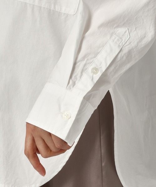 BABYLONE（バビロン）の「[OT]タイプシャツブラウス（シャツ/ブラウス・レディース・ライトベージュ/オフホワイト・フリー）」の11枚目の写真