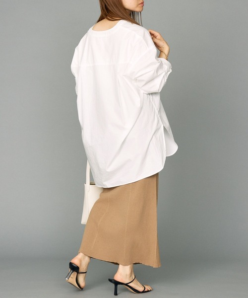 BABYLONE（バビロン）の「[OT]タイプシャツブラウス（シャツ/ブラウス・レディース・ライトベージュ/オフホワイト・フリー）」の21枚目の写真