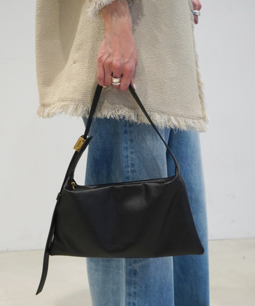 ORSETTO オルセット　レザーショルダーバッグ　plage ○オルセット ORSETTO Plage別注 牛革 ショルダーバッグ SP