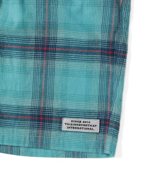 thisisneverthat（ディスイズネバーザット）の「Belted Check short（その他パンツ・メンズ・ブラウン/グリーン・L/M/S/XL）」の9枚目の写真