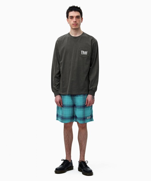 thisisneverthat（ディスイズネバーザット）の「Belted Check short（その他パンツ・メンズ・ブラウン/グリーン・L/M/S/XL）」の12枚目の写真