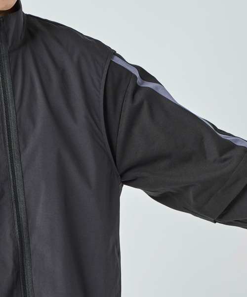 STUDIOUS（ステュディオス）の「【A+TOKYO/エープラストウキョウ】ダブルジップベスト（ベスト・メンズ・ブラック/グレイッシュベージュ・1/2）」の8枚目の写真