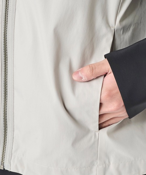 STUDIOUS（ステュディオス）の「【A+TOKYO/エープラストウキョウ】ダブルジップベスト（ベスト・メンズ・ブラック/グレイッシュベージュ・1/2）」の21枚目の写真