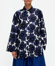 marimekko | Unikko / Torma cupro mix shirt (シャツ/ブラウス)