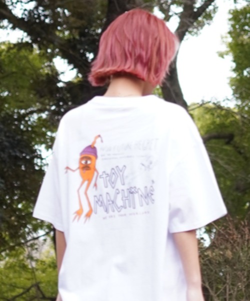 TOY MACHINE(トイ マシーン)の「TOY MACHINE/トイマシーン Tシャツ オーバーサイズ DESI LTD MTMSEST19(Tシャツ/カットソー・レディース・ブラック/ブルー/ホワイト・M/L)」の2枚目の写真