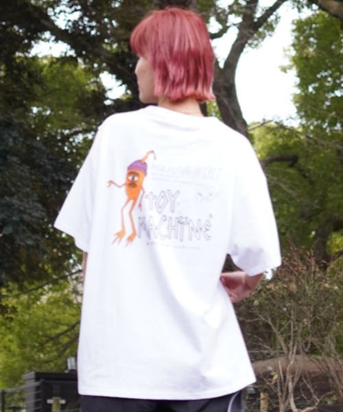 TOY MACHINE(トイ マシーン)の「TOY MACHINE/トイマシーン Tシャツ オーバーサイズ DESI LTD MTMSEST19(Tシャツ/カットソー・レディース・ブラック/ブルー/ホワイト・M/L)」の6枚目の写真