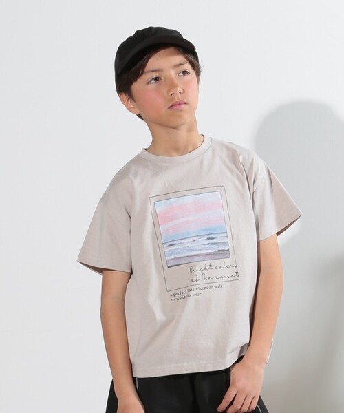 SHOO・LA・RUE（シューラルー）の「◆【110-140cm/リンクあり】グラフィックアソートTシャツ（Tシャツ/カットソー・キッズ・ブラック系2/グレー系/ブルー系2/ブラック/ホワイト系1/ホワイト・12/11/14/13）」の5枚目の写真