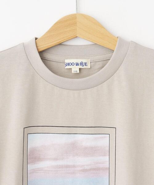 SHOO・LA・RUE（シューラルー）の「◆【110-140cm/リンクあり】グラフィックアソートTシャツ（Tシャツ/カットソー・キッズ・ブラック系2/グレー系/ブルー系2/ブラック/ホワイト系1/ホワイト・12/11/14/13）」の7枚目の写真