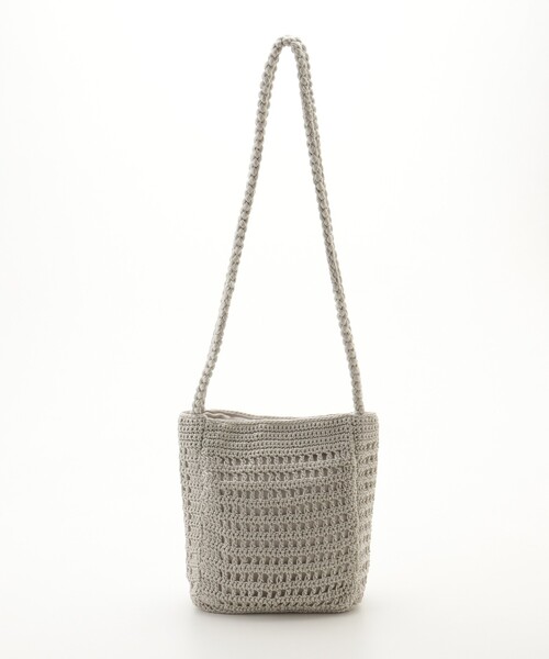 &Bridge(アンドブリッジ)の「cachellier(カシェリエ) 編みショルダーバッグ(SV)(ショルダーバッグ・レディース・ゴールド・99)」の1枚目の写真