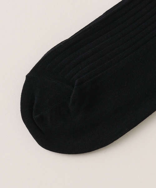IENA(イエナ)の「【MOON TREE PLANET/ムーンツリープラネット】Rib High Sox ソックス(ソックス/靴下・レディース・ホワイト/ブラック・FREE)」の3枚目の写真