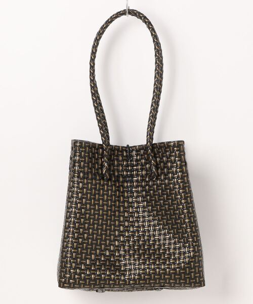 チチカカ（チチカカ）の「スクエアパサールバッグＳ【WEB限定】（かごバッグ・レディース・パープル/ゴールド/グリーン/レッド/ライトグレー・FREE）」の6枚目の写真