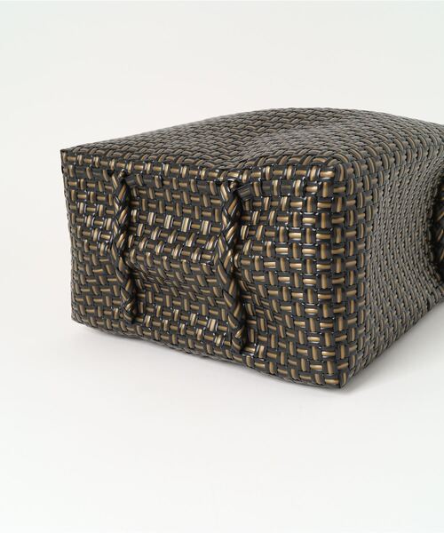 チチカカ（チチカカ）の「スクエアパサールバッグＳ【WEB限定】（かごバッグ・レディース・パープル/ゴールド/グリーン/レッド/ライトグレー・FREE）」の7枚目の写真