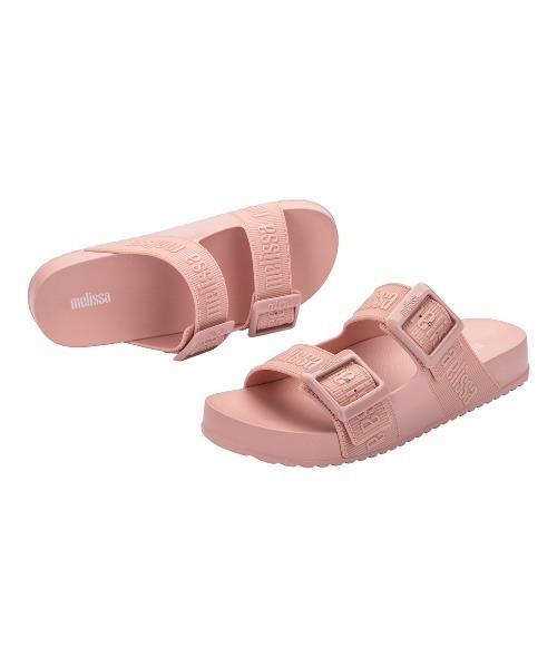 Melissa(メリッサ)・Cozy Slide M-Lover スライドサンダル Cozy M Lover Slide in Pink – Melissa Shoes