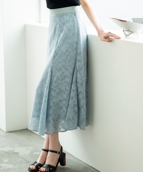 セール】□2024春夏新作□カットジャガードスカート/MM417216 セール】□2024春夏新作□カットジャガードスカート/MM417216