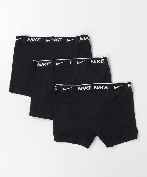 NIKE(ナイキ)の「NIKE/ナイキ TRUNK 3PK(トランクス・メンズ・ブラック・XS/S/M/L)」の2枚目の写真